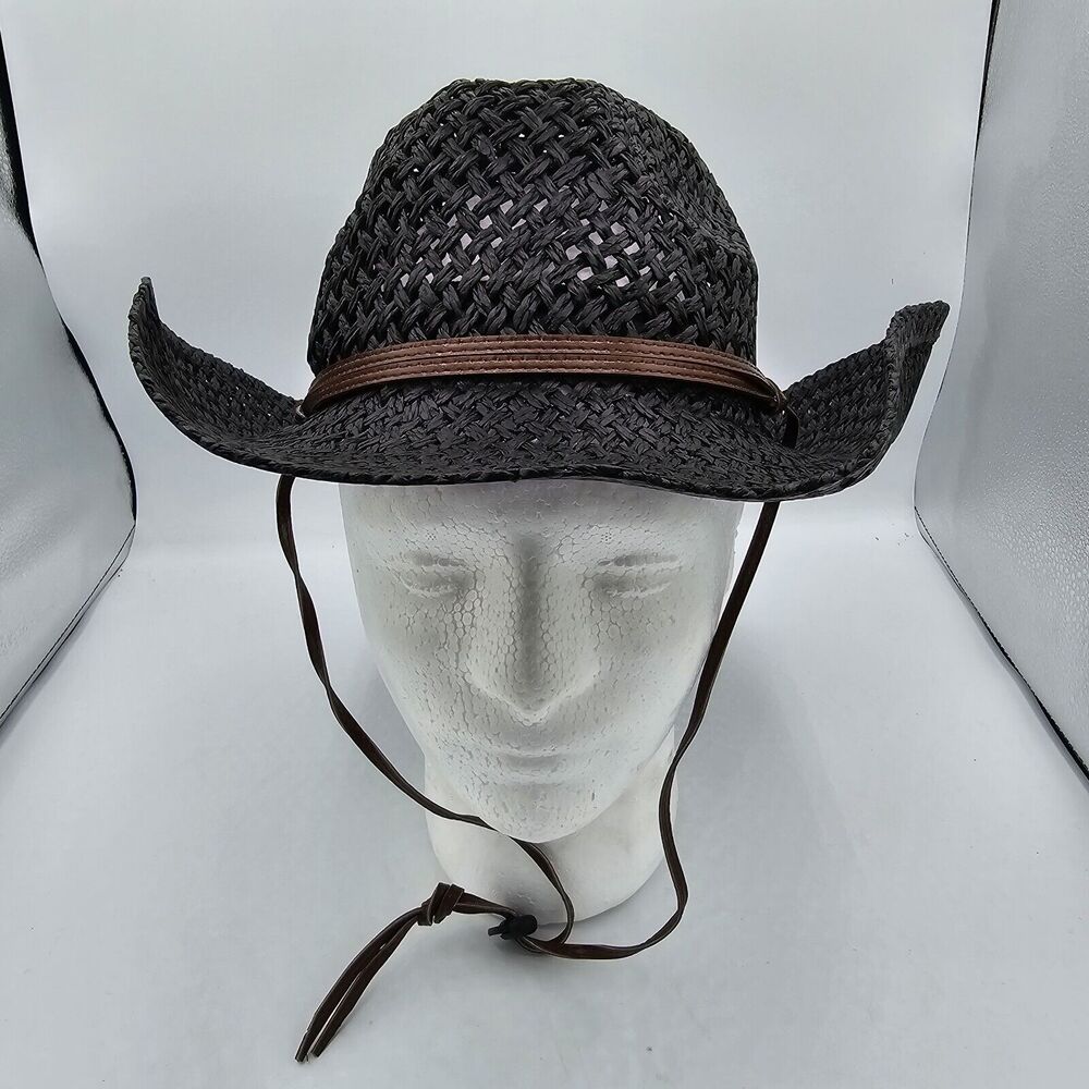 Men’s Simplicity Cowboy Straw Hat Size One Size Fits Most Brand New With Tags